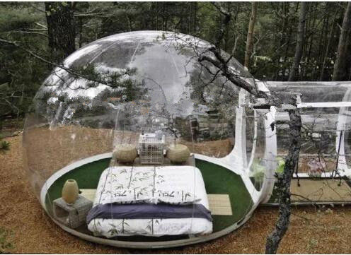 Tenda gonfiabile chiara di cucitura gonfiabile del partito della tenda di campeggio della chiara tenda gonfiabile della bolla doppia