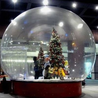 Globo/Crystal Ball Inflatable Bubble Tent della neve per la tenda gonfiabile del partito di attività di Natale