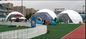 tenda trasparente di nozze della forte della struttura della cupola geodetica del PVC di 20M tenda d'acciaio del partito