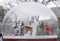 Palla gonfiabile gigante di manifestazione della radura del PVC, globo gonfiabile della neve per la promozione di Natale
