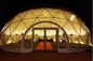 Grandi tende del partito della cupola della tenda della cupola di grande del metallo della struttura 10m 15m 20m 25m del partito evento di nozze