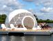 Tenda di campeggio della cupola geodetica del PVC 10m dell'hotel all'aperto con le tende del partito della cupola della tenda di campeggio della cupola della porta