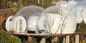 Tenda gonfiabile della bolla della cupola della tela cerata del PVC chiara con la tenda gonfiabile del partito del bagno