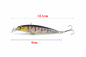 esca bionica Bass Floating Minnow Lures di pesca marittima 9cm/7.3g