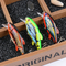 3 colori 4.3CM/4.4g 6#Hooks 3D osserva il richiamo di verniciatura di plastica dell'esca 0.30m-0.6M Floating Crank Fishing