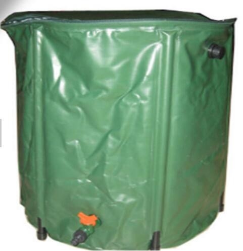 I barilotti di pioggia del giardino del PVC della serra, l'acqua di plastica pieghevole Barrels 150L