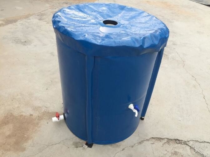 I barilotti di pioggia del giardino del PVC della serra, l'acqua di plastica pieghevole Barrels 150L