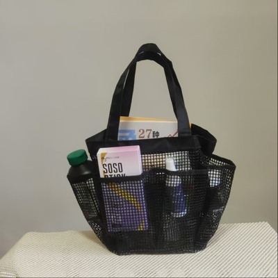 Borsa da spiaggia a maglia in PVC traspirante Borsa sportiva per attività all'aria aperta LOGO personalizzato