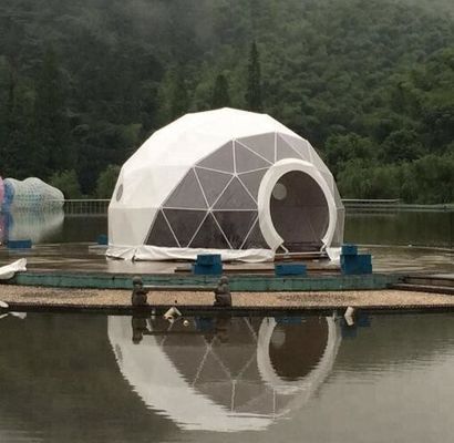 tenda impermeabile del partito della cupola dell'iglù della tenda dell'hotel della tenda della cupola di 8M Winter Camping Geodesic