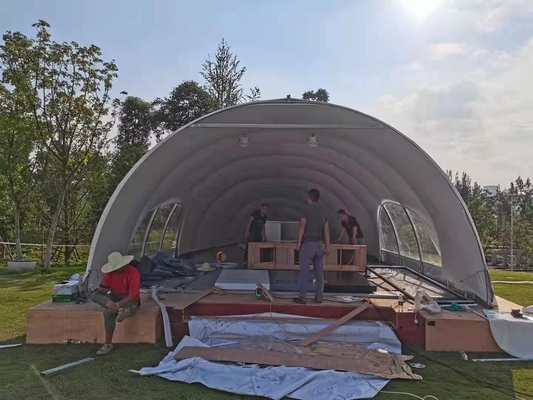 Tenda all'aperto 5mx7m resistenti UV Shell Tent della località di soggiorno di Glamping dell'albergo di lusso
