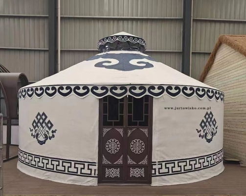 Esperienza Il fascino della cultura mongola Yurt Struttura di bambù Tenda geodesica a cupola