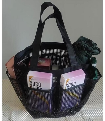 Bagno per la famiglia essenziale multifunzionale in PVC rivestito con maglia, sacchetto per lo shopping, sacchetto a maglia