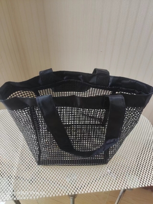 Polyester mesh rinforzato PVC rivestimento durabile sacchetto da spiaggia