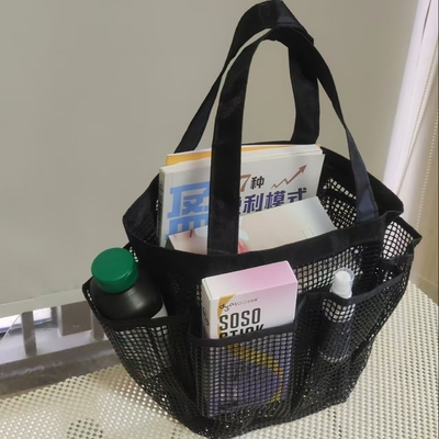 Sacchetto in rete in PVC per la conservazione Cosmetici Libri Palle Ombrello Occhiali Sacchetto da spiaggia di grande capacità