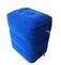 PVC gonfiabile portatile blu del cuscino del poggiapiedi ed affollarsi il cuscino del piede