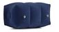 PVC gonfiabile portatile blu del cuscino del poggiapiedi ed affollarsi il cuscino del piede