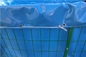 50000 litri pieghevoli del PVC della tela cerata di stagno di pesce con la maglia d'acciaio