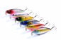 6 pesce persico di colori 5.9CM/6.9g, Crucian, esca di plastica falsa di pesca marittima di richiamo della matita
