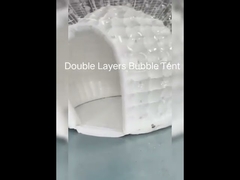 Tenda a bolla gonfiabile BGO a due strati, buon isolamento, per esterni, ristorante, bar, tenda globale