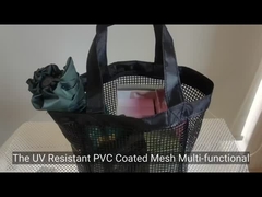 Sacchetto sportivo all'aperto resistente e robusto, sacchetto per la conservazione dei prodotti cosmetici, sacchetto mesh per la pesca